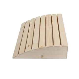 Drewniana Poduszka do Sauny 39x38 cm – Ergonomiczny Kształt, Odporność na Ciepło