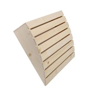 Drewniana Poduszka do Sauny 39x38 cm – Ergonomiczny Kształt, Odporność na Ciepło