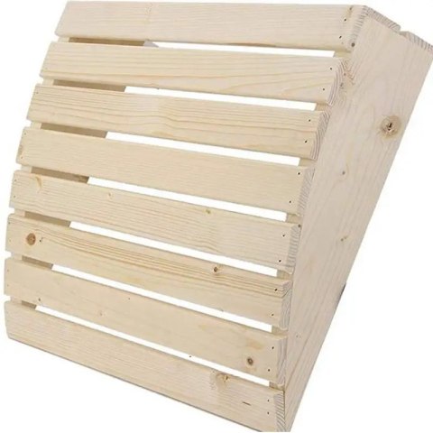 Drewniana Poduszka do Sauny 39x38 cm – Ergonomiczny Kształt, Odporność na Ciepło